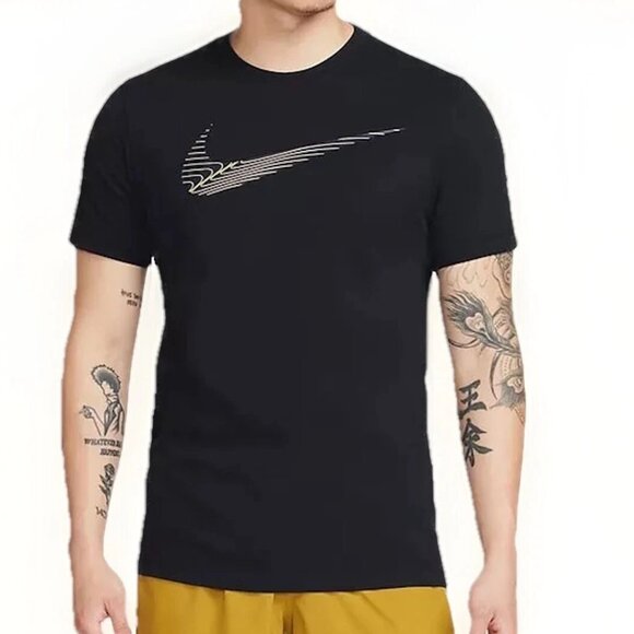 Nike Other - NWT Nike Dri-FIT Men's Fitness T-Shirt  Black Large  Fj2464-010